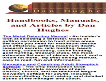 Tablet Screenshot of danhughesbooks.com